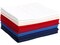 Fat Quarter Bundle -100% Cotton | Pure Solids | Patriotic USA Flag colors | Red Blue White l Mix Colors | Quilting & Crafting Soft Fabric